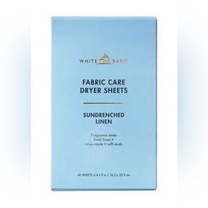Bath & Body Works New Sundrenched Linen Fabric Care Dryer Sheets 40 Count
